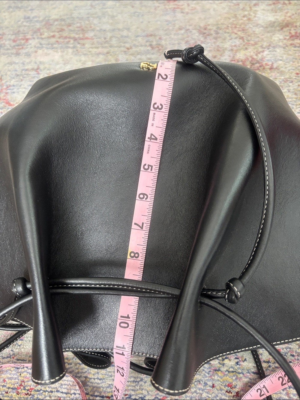 Yuzefi Large Mochi Black Tote - Picture 13 of 13